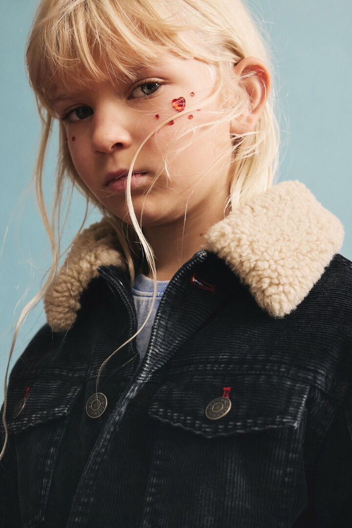 Jacket with sherpa collar | Desigual