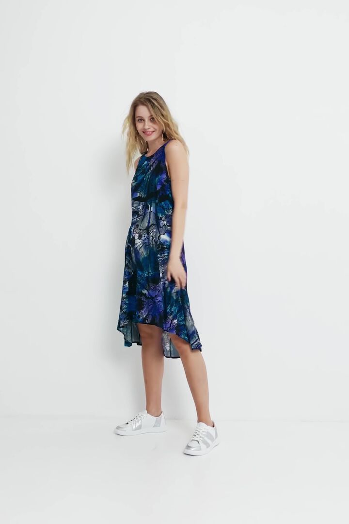 Geblümtes, ärmelloses Kleid | Desigual