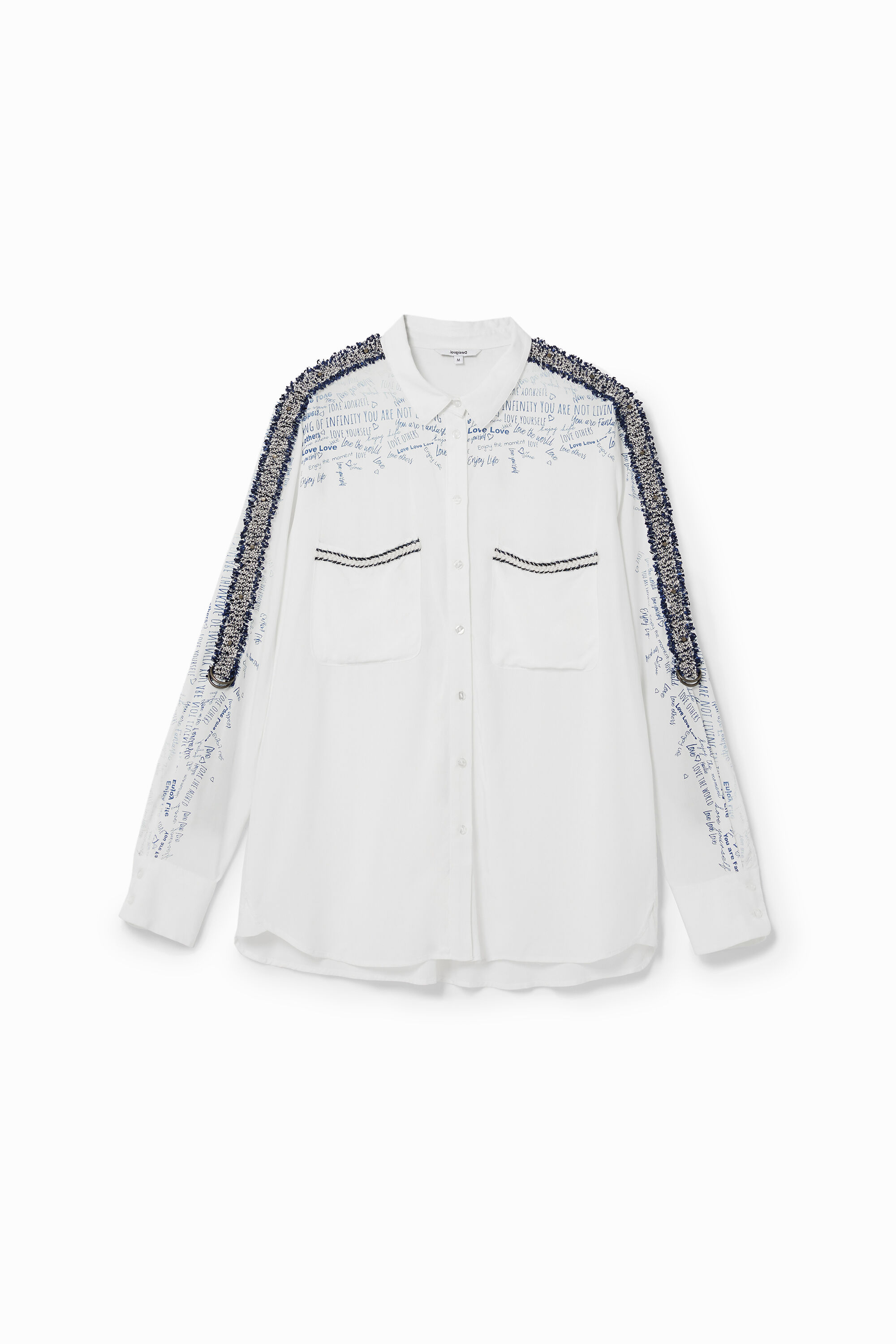 Camisa Manga Corta Lettering Botter De Hombre I