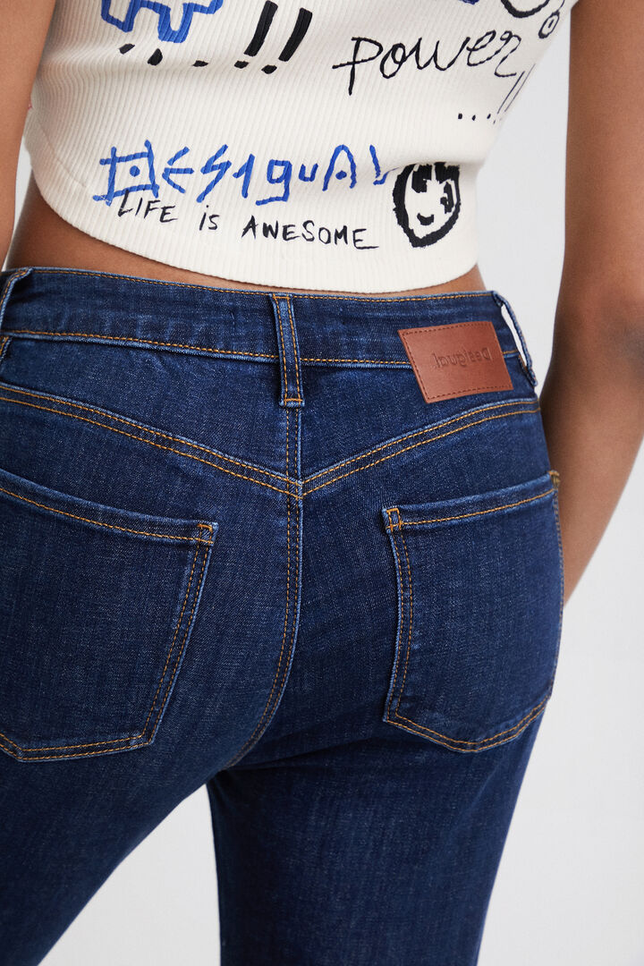Skinny ankle grazer jeans | Desigual