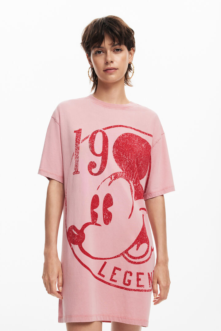 Short dress with short sleeves Mickey | Desigual