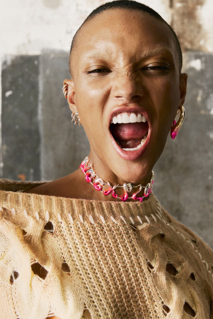 LOVE EXPLOSION PINK NECKLACE | Desigual