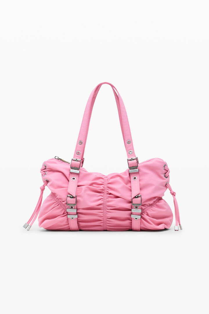 Medium nylon bag with buckles