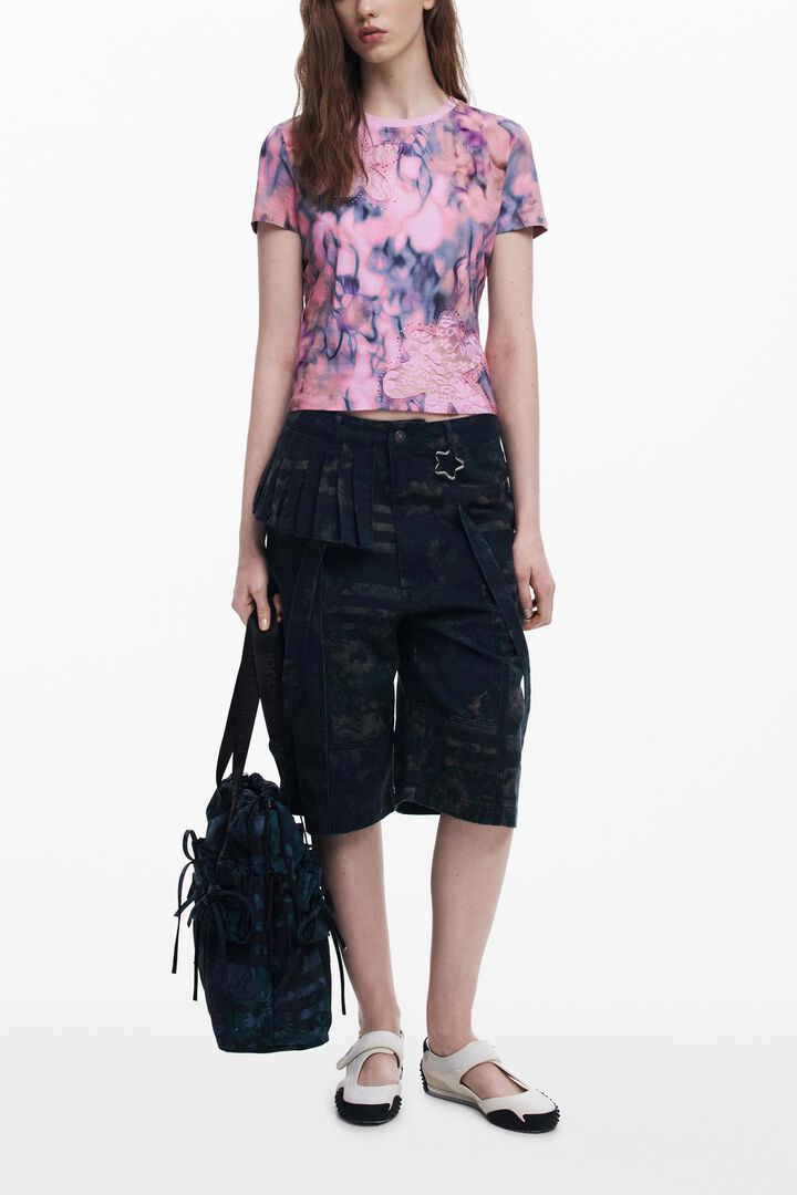 Camiseta flores Collina Strada