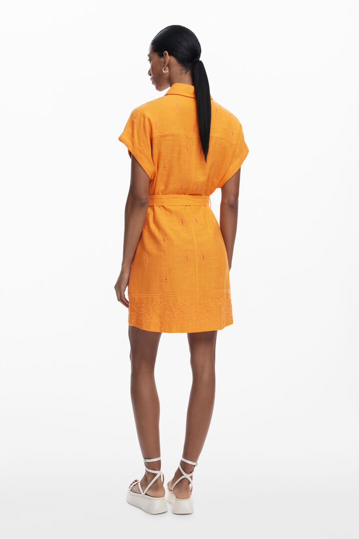 Robe chemise avec ourlet découpé | Desigual