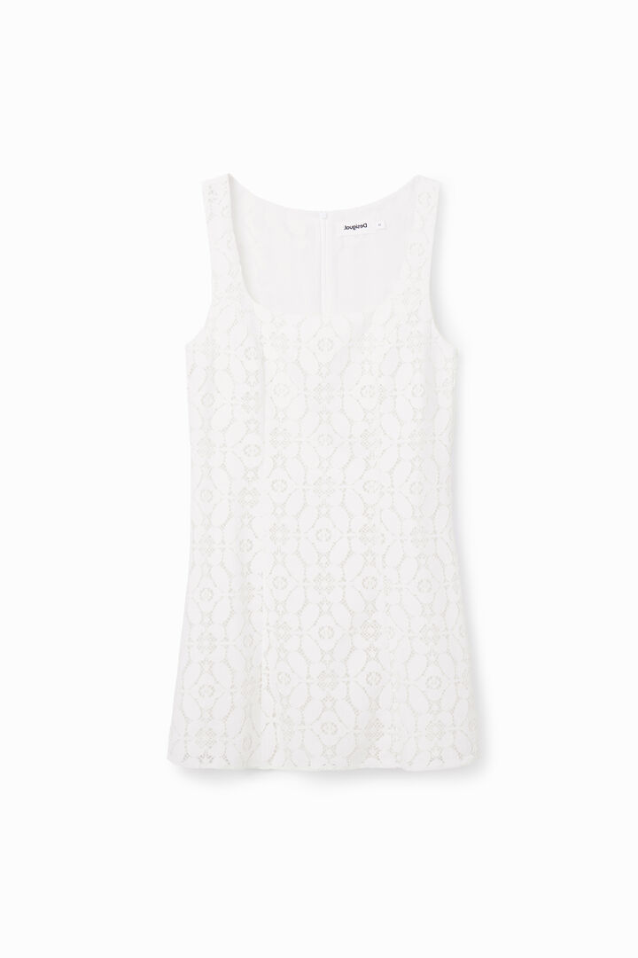 Short lace dress | Desigual