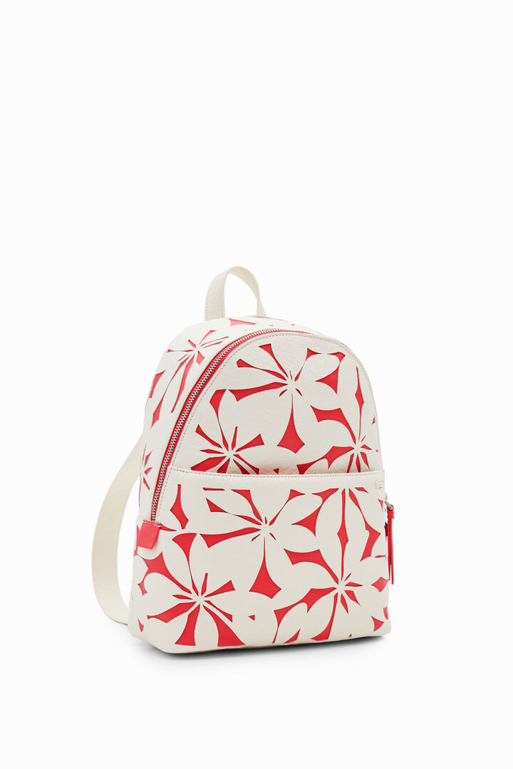 Mochila S flores troqueladas | Desigual