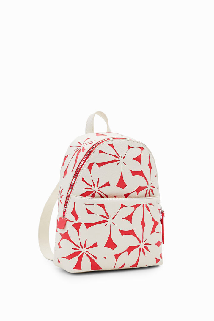 S die-cut flowers backpack