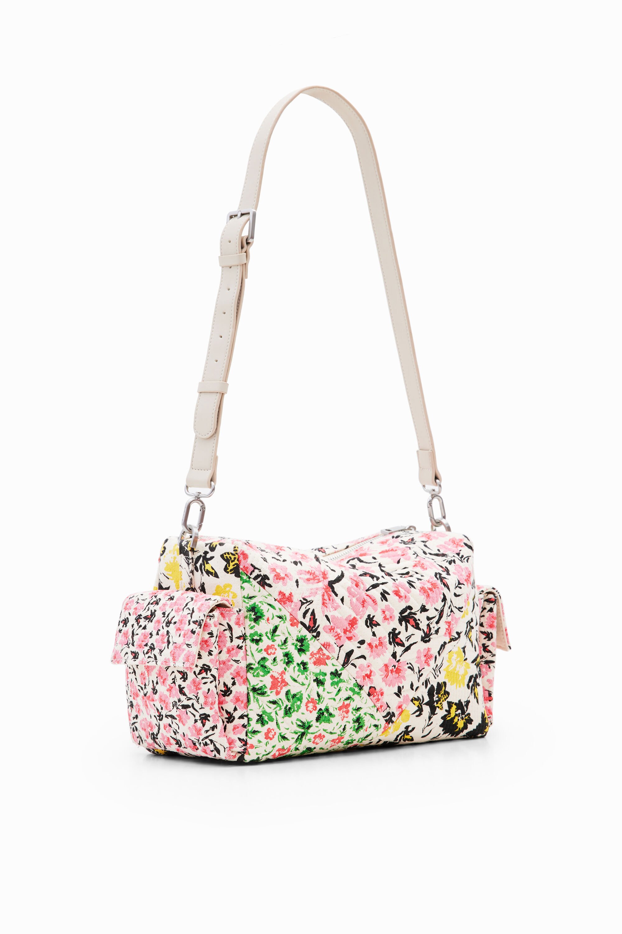 Bolso M canvas flores de mujer I Desigual