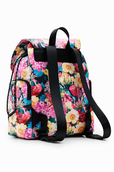 Grand sac à dos fleuri | Desigual