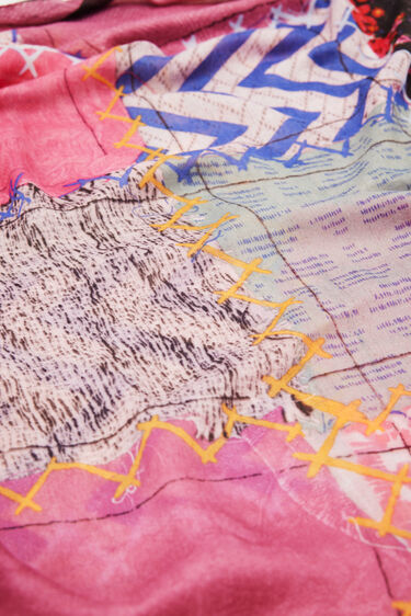 Fulard rectangular patch | Desigual