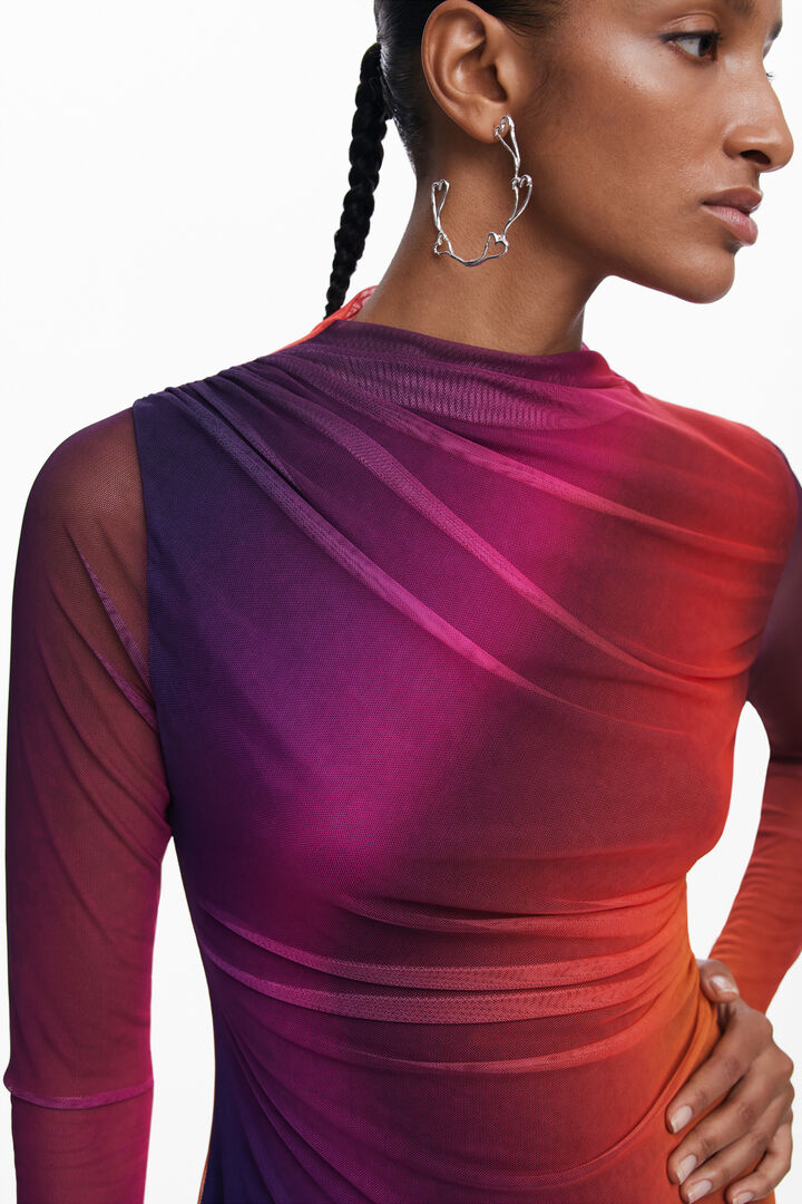 Vestido corto degradado | Desigual
