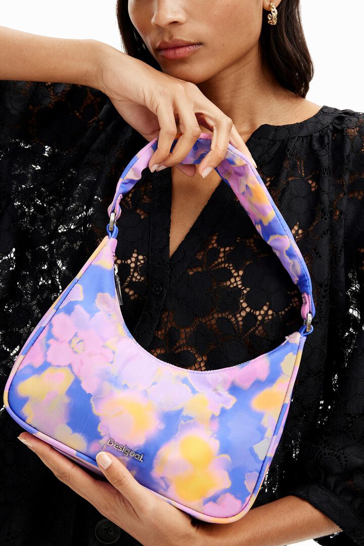 Bolso de hombro S flores | Desigual