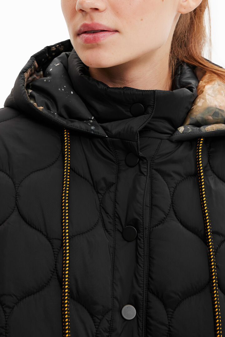 Patchwork technical poncho | Desigual