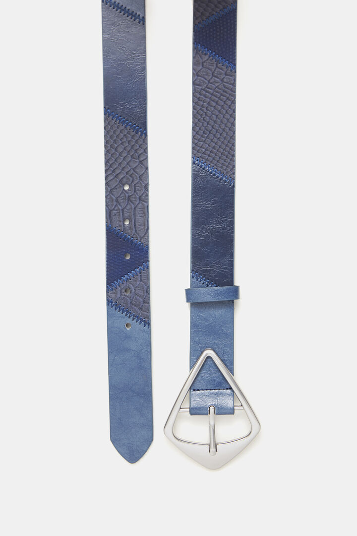 Leather effect belt patch | Desigual