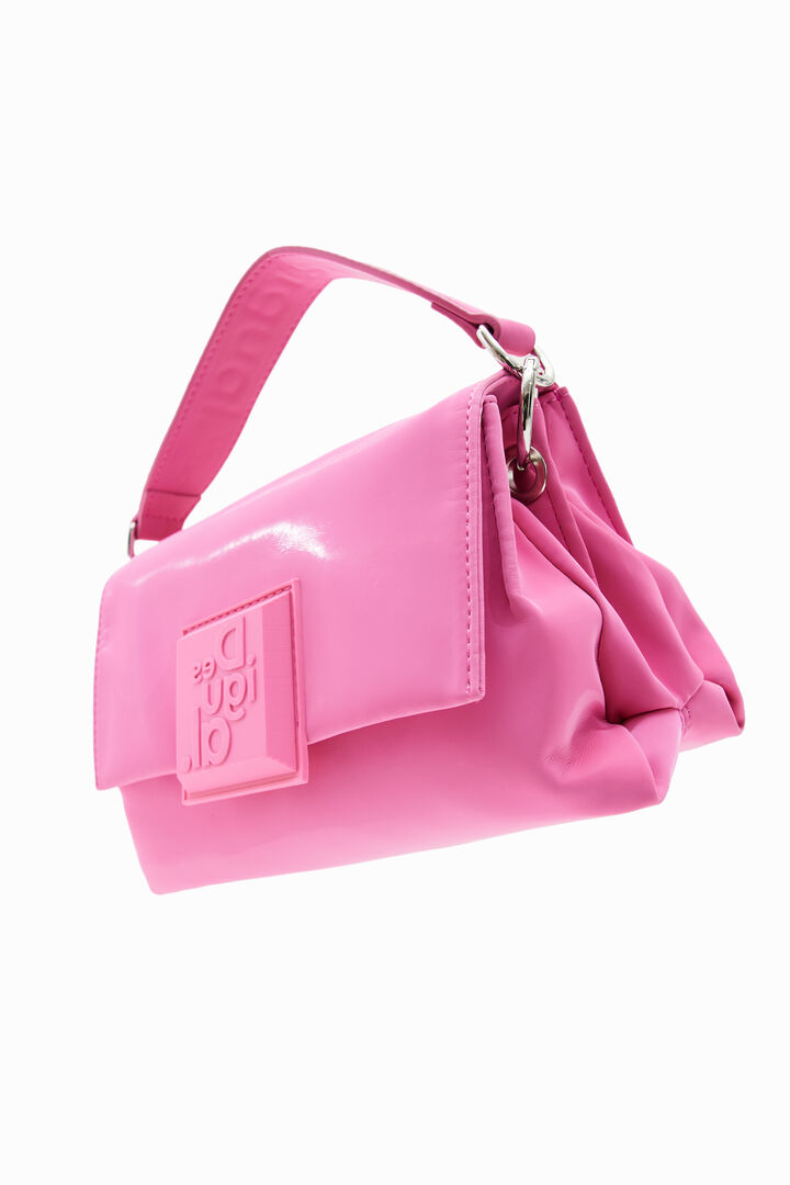 Malá lakovaná crossbody kabelka | Desigual