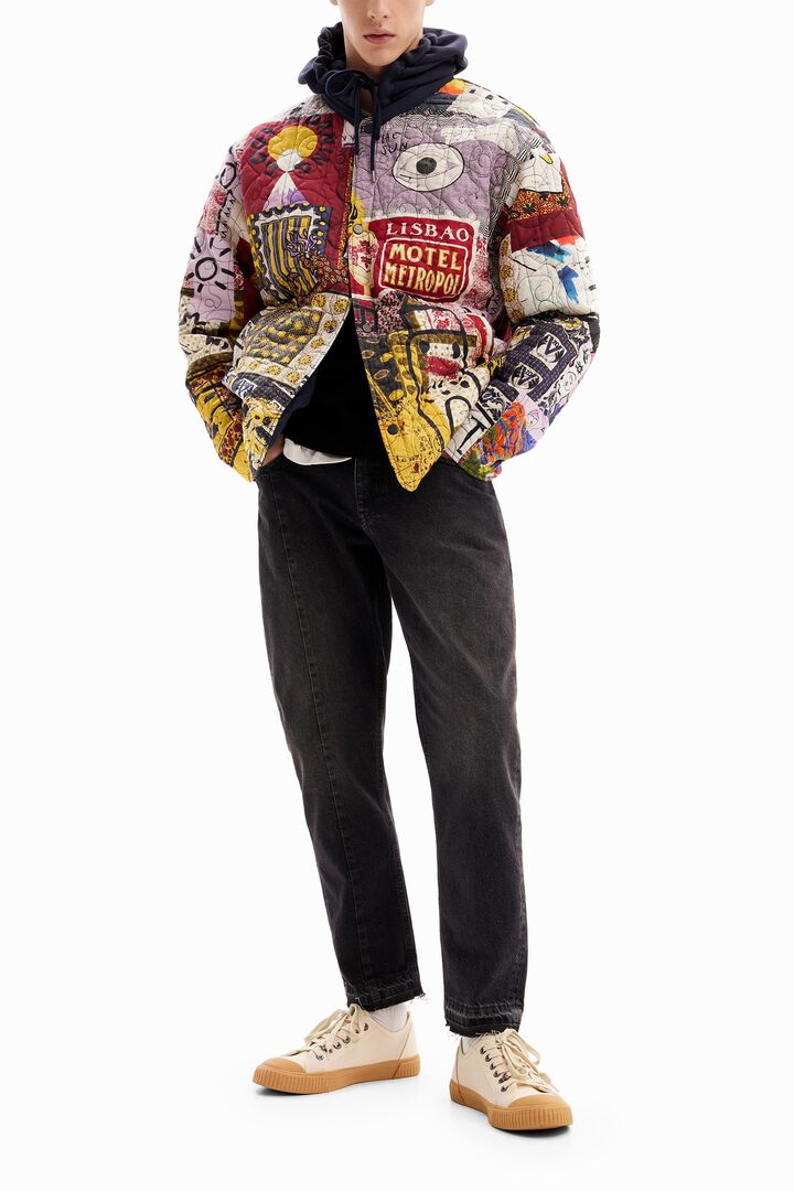Veste matelassée réversible patchwork | Desigual
