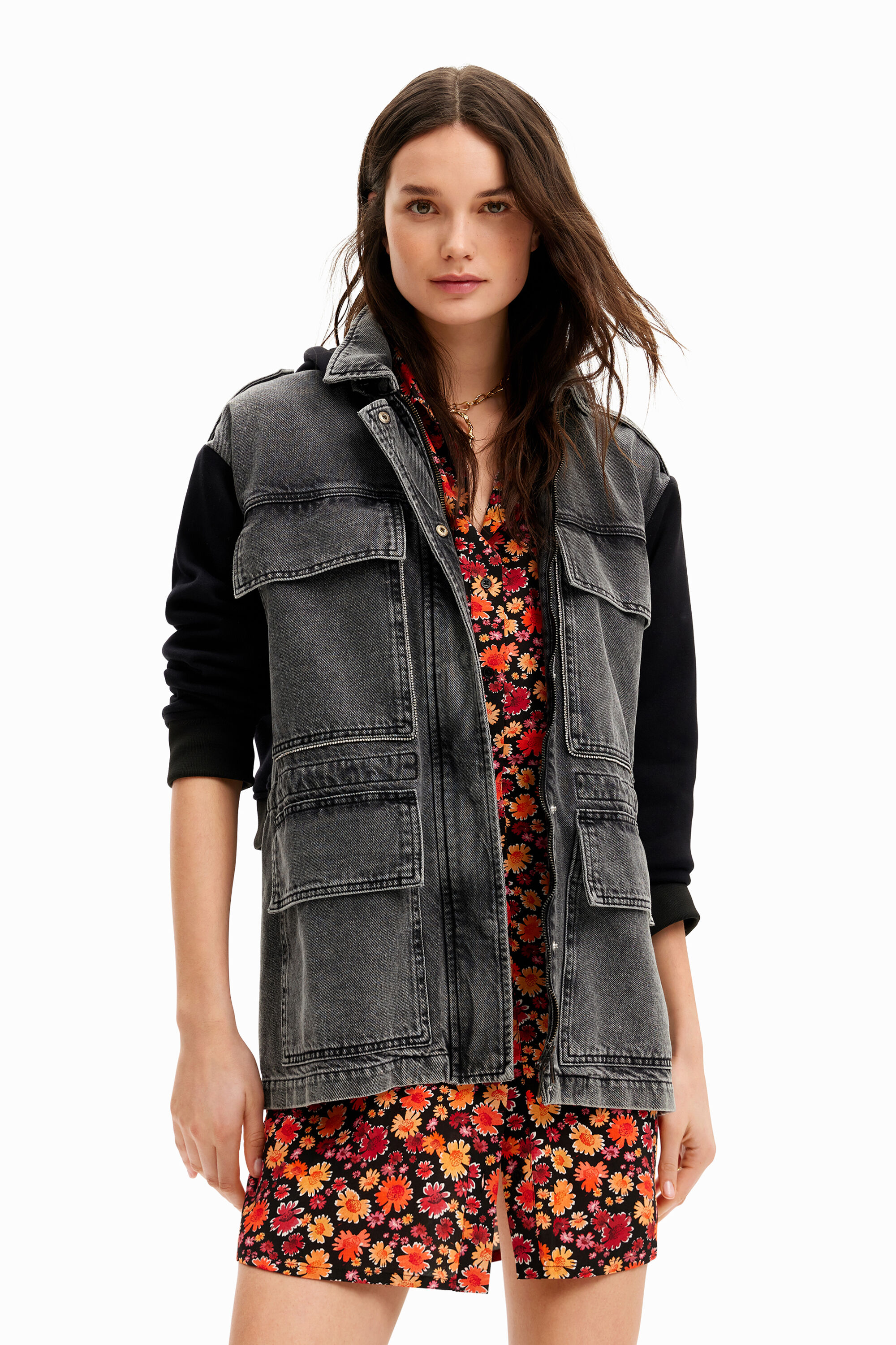 レディース 2 in 1 ハイブリッドジャケット I Desigual.com