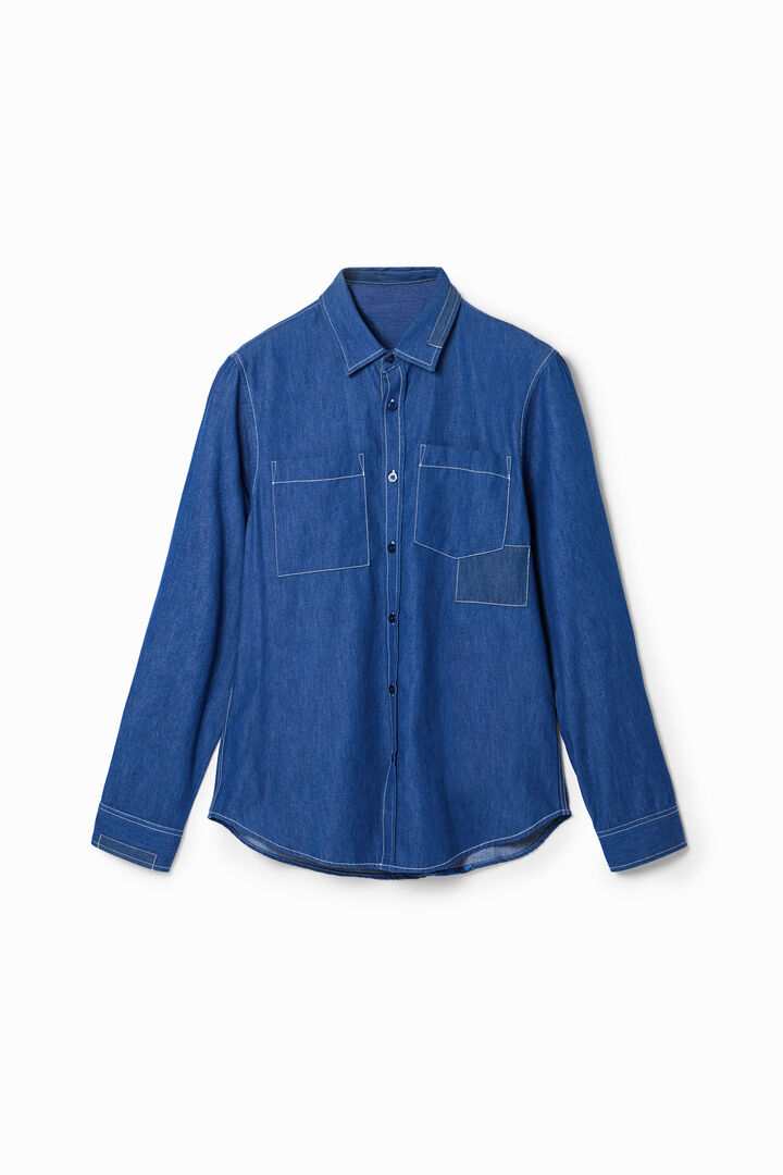 Camisa patch bolsillos