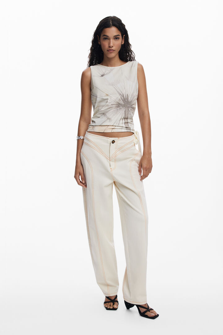 Dandelion tie T-shirt | Desigual