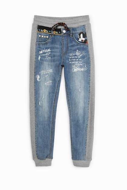 Disney’s Mickey Mouse jogger jeans