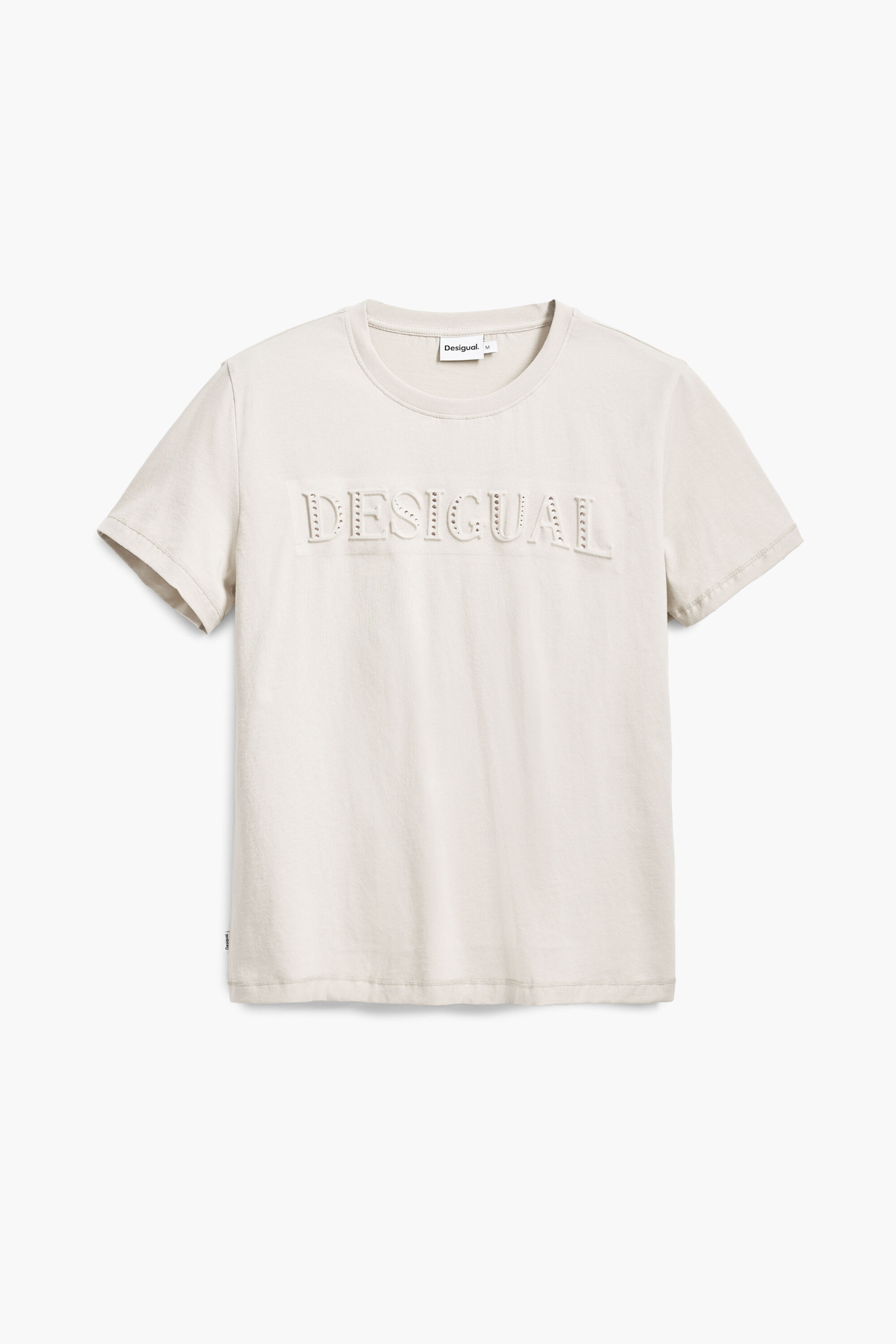 Studded logo T-shirt Women's I Desigual.com