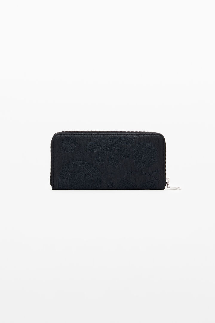 Embroidered floral wallet | Desigual