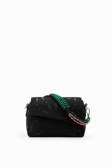 Bolso pequeño bordado suizo | Desigual