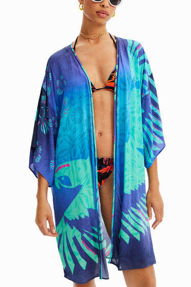 Kimono abierto tropical | Desigual