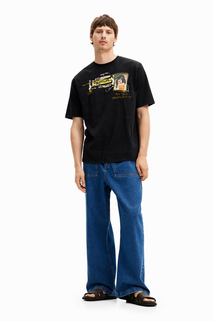 Japanese-style illustration T-shirt | Desigual