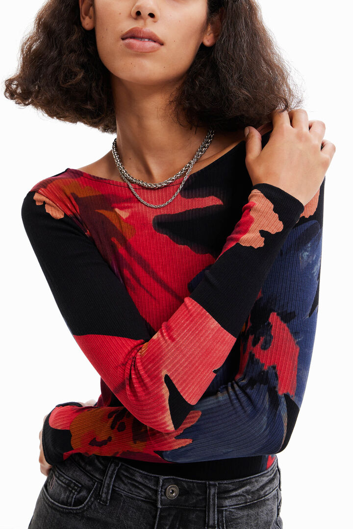 Body ajusté fleuri | Desigual