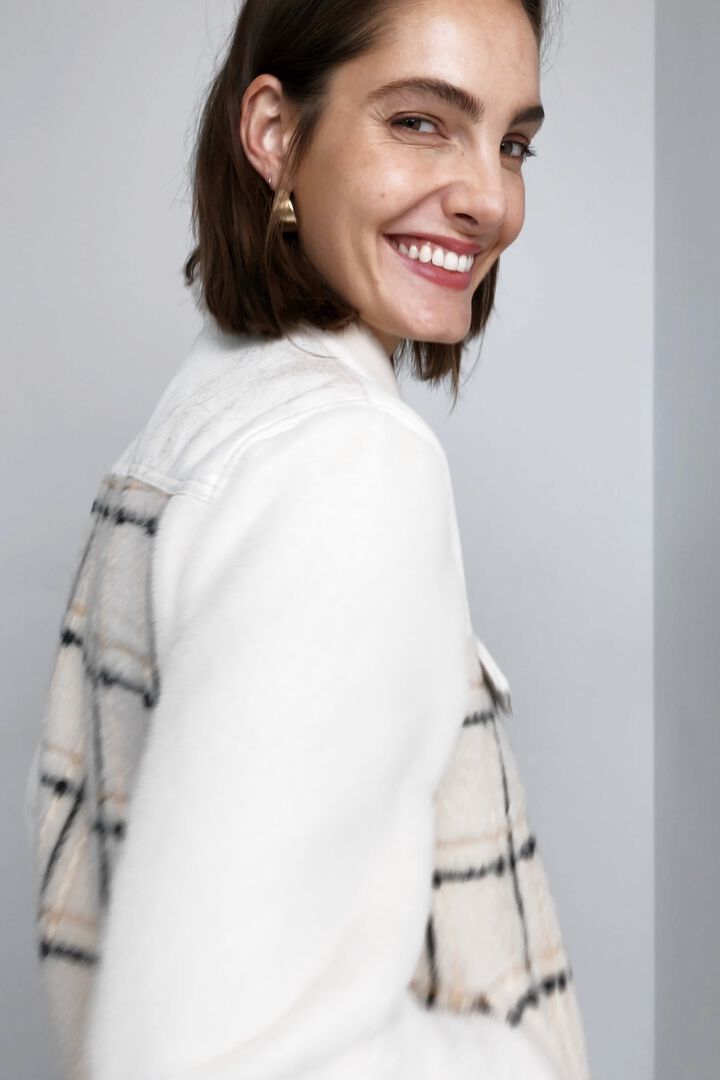 Straight wool trucker jacket | Desigual