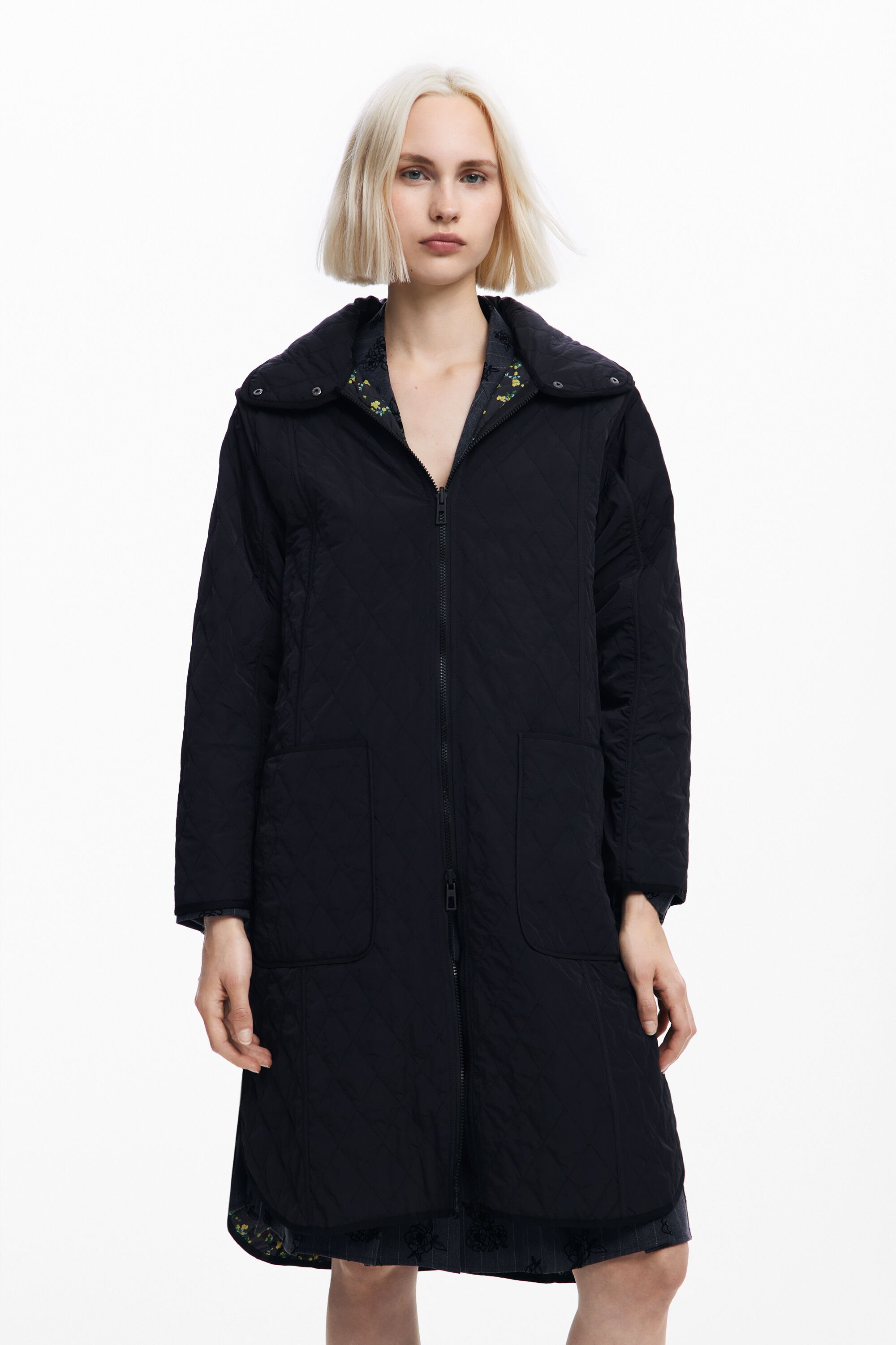Long padded coat women s I Desigual