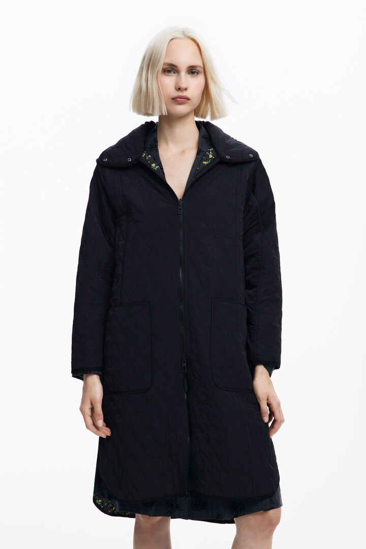 Long padded coat | Desigual