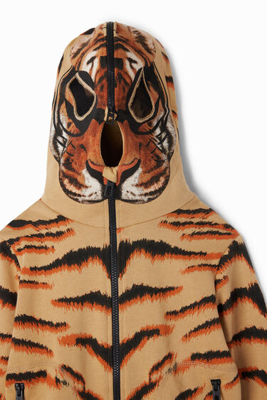 Sudadera capucha tigre | Desigual