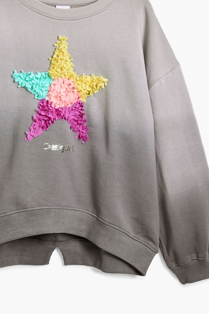 Gradient star sweatshirt | Desigual