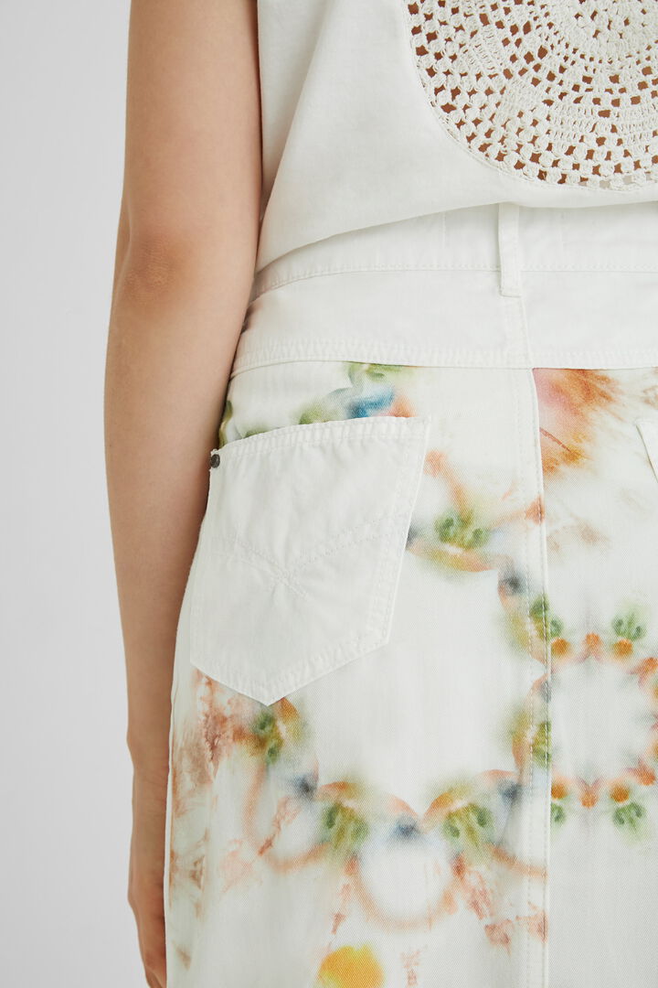 Long jean skirt mandalas | Desigual