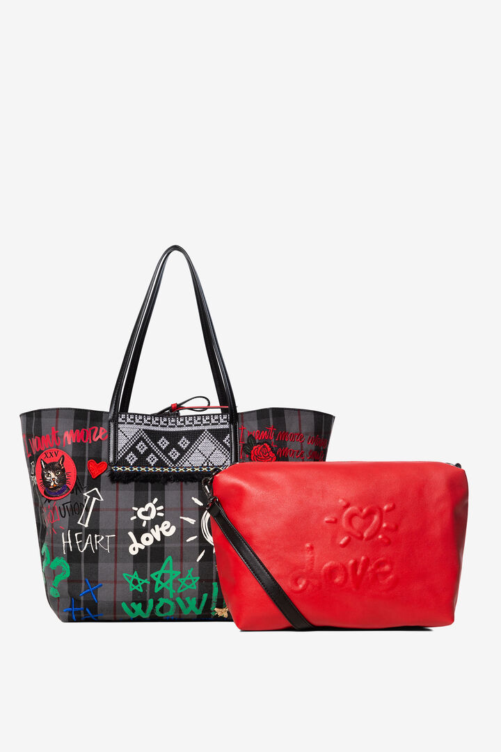 Reversible bag with mini-bag | Desigual