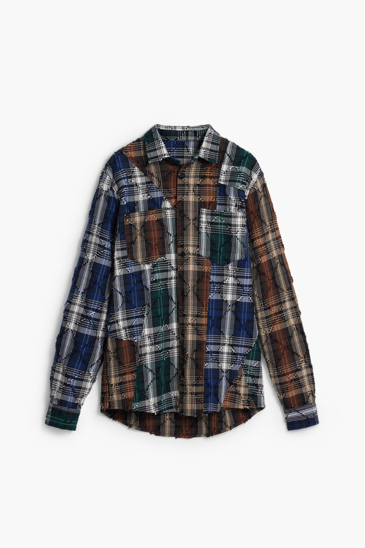 Camisa checks bordados | Desigual