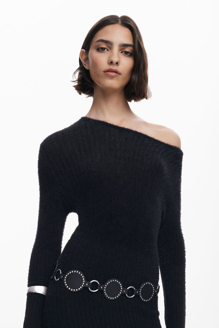 Kleid mit transparentem Stoff | Desigual
