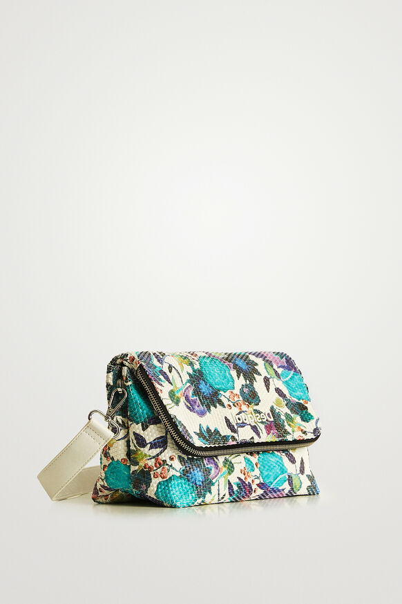 Floral braided sling bag | Desigual