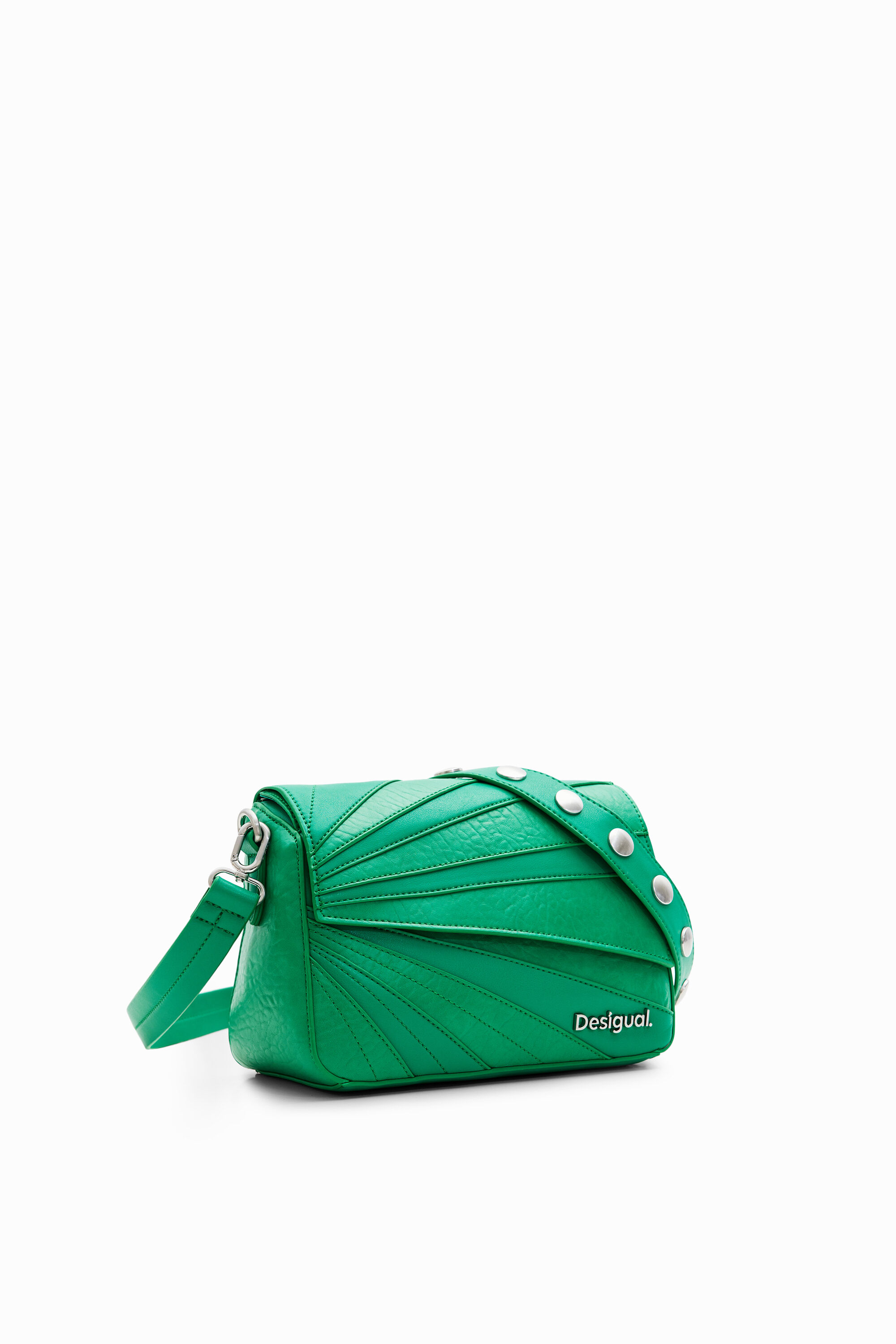 Bolso S patch texturas - GREEN - U