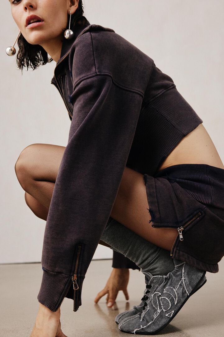 Denim Studio Logo Sneaker