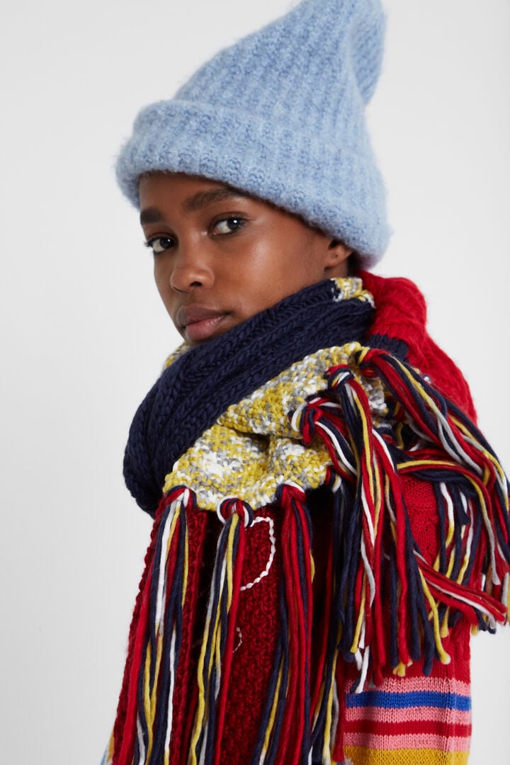 Long scarf with fringe | Desigual