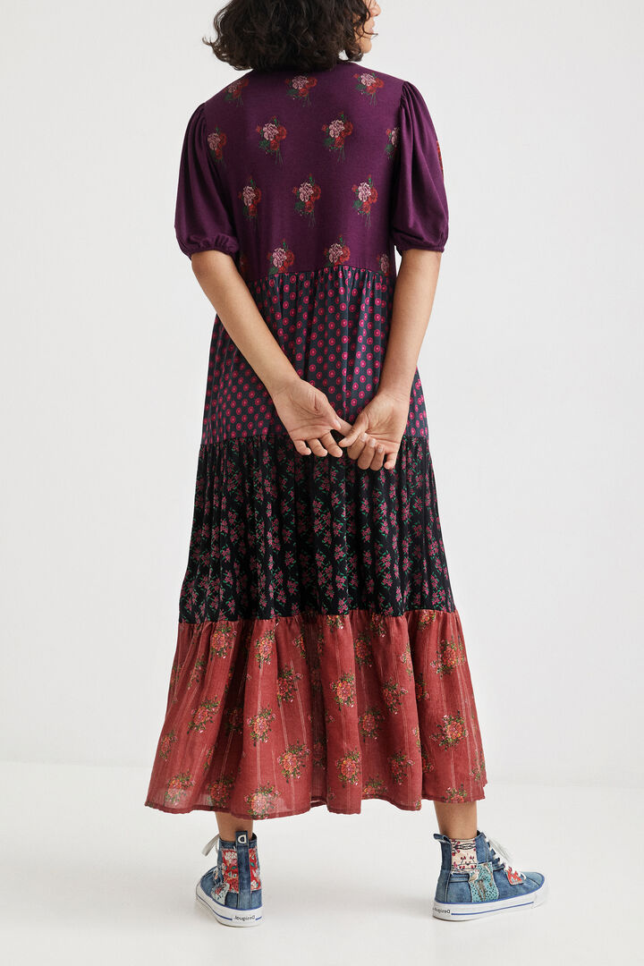 Vestido midi volantes | Desigual