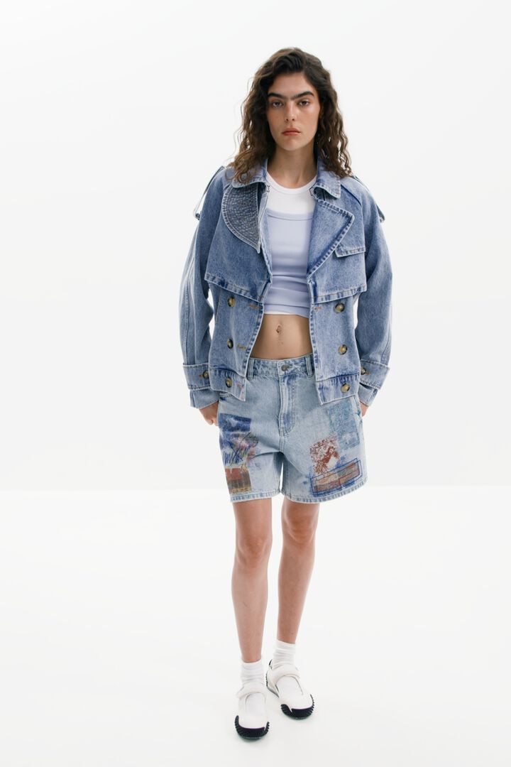 Bermuda en jean Etnic | Desigual
