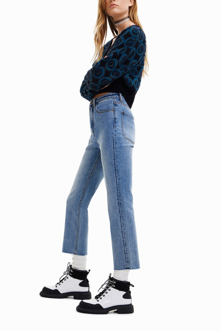 Cárdigan botones geométrico retro | Desigual