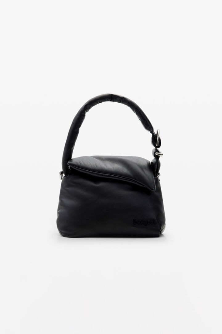 Midsize leather bag | Desigual