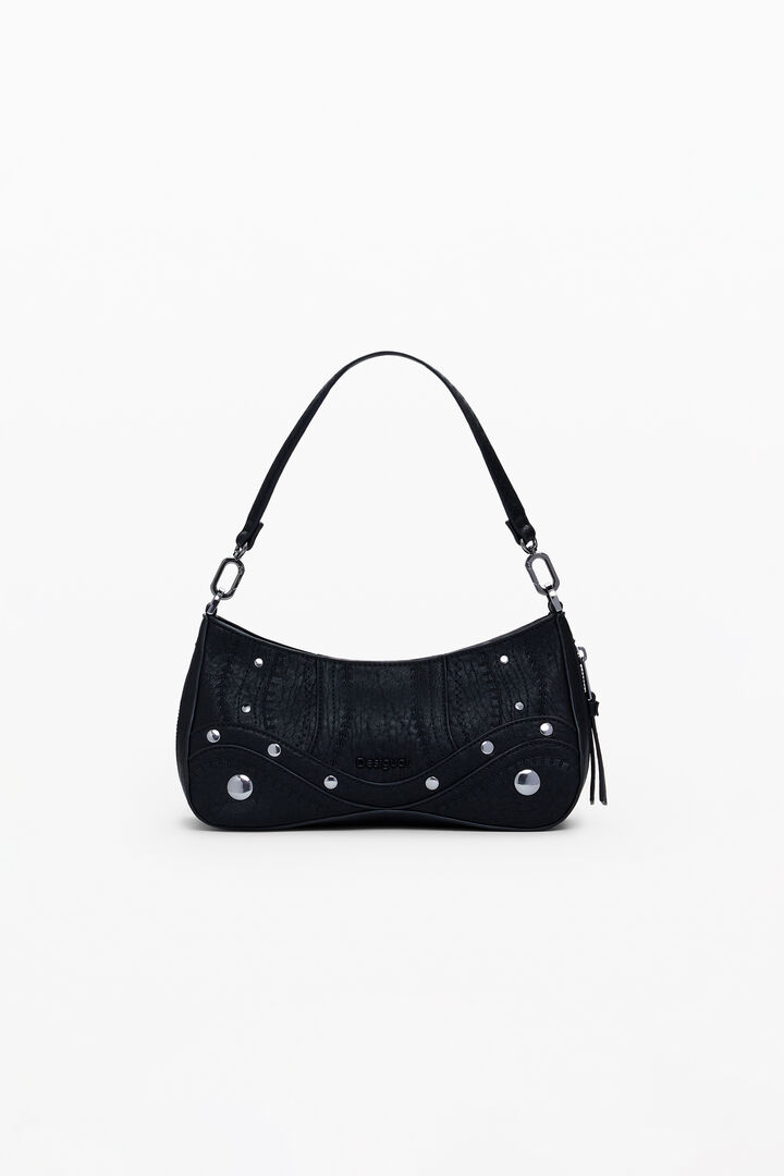 Bolso efecto piel bordados pequeño | Desigual