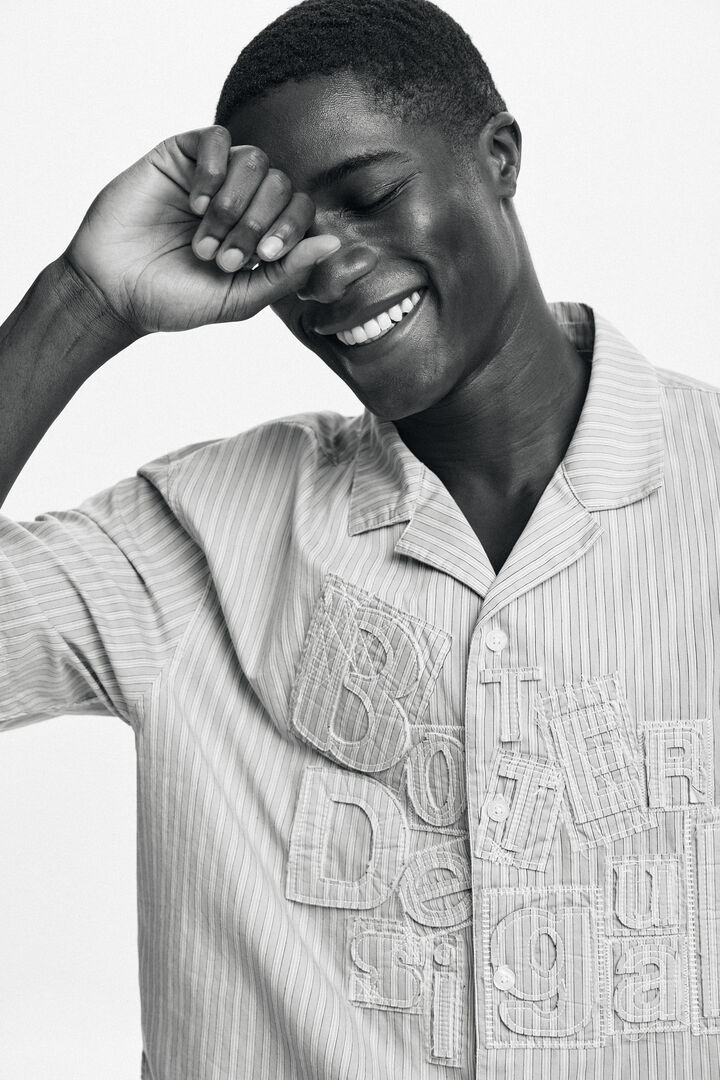 Short-sleeve shirt with Botter lettering | Desigual
